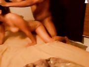 Two Guys Share a Sexy Asian Girl